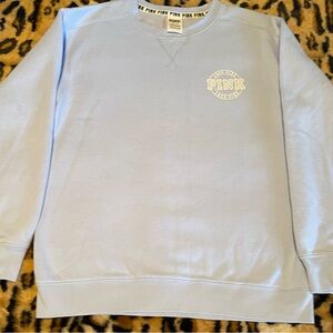 Women’s “Pink” Baby Blue Sweatshirt Size XSmall